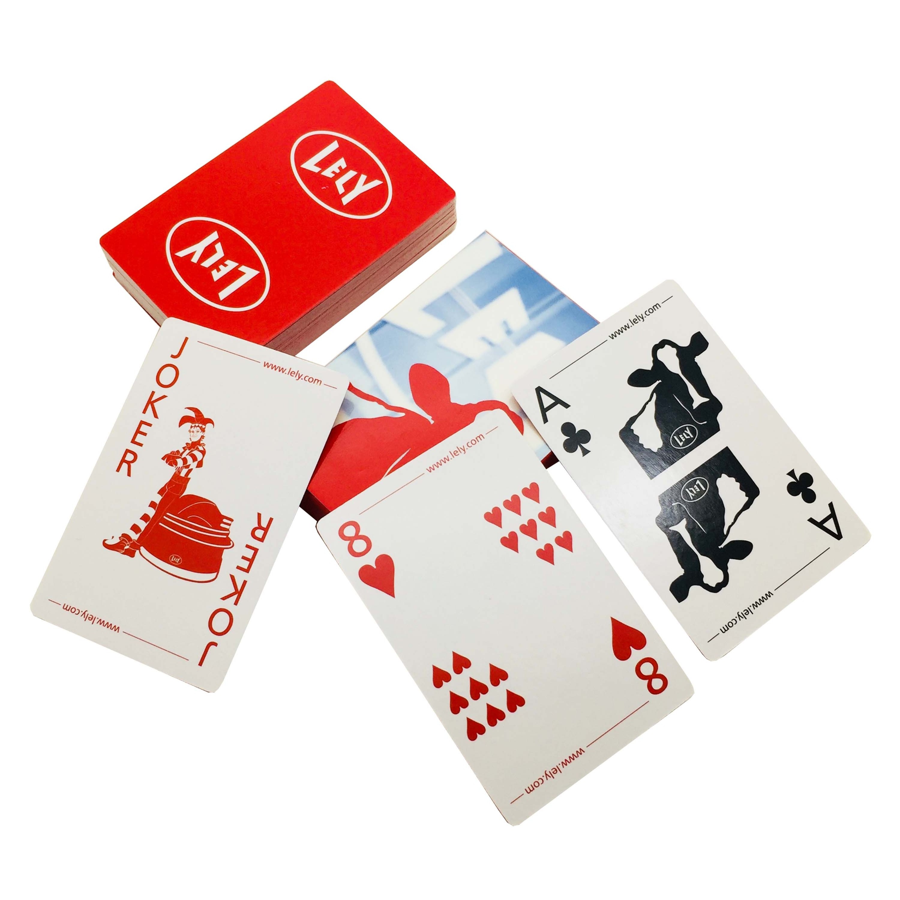 2024 advertising both sides custom logo poker playing cards