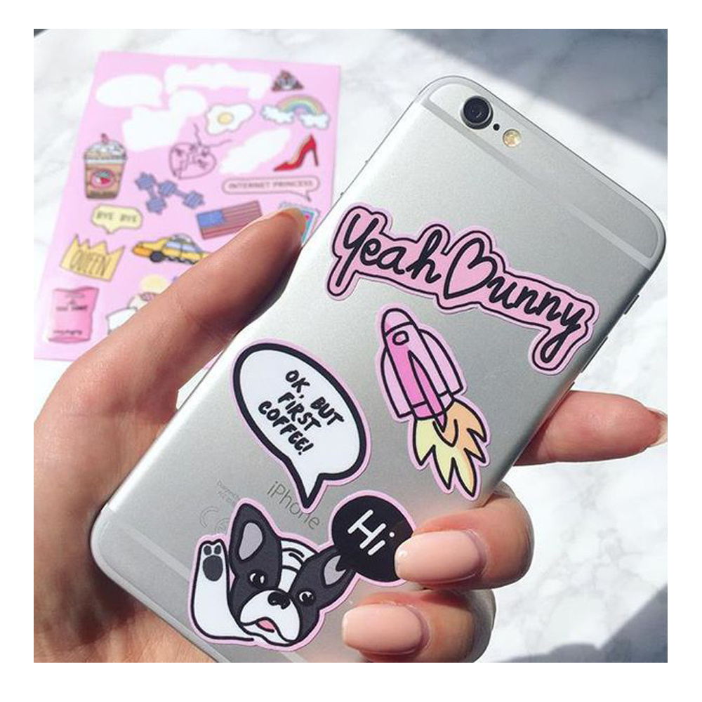 Custom High Quality Eco-friendly Waterproof Mobile Sticker For Phone