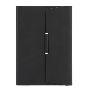 Solid Color Detachable PU Leather Office Spiral Notebook Journal Notebook Custom Logo Note Book A5