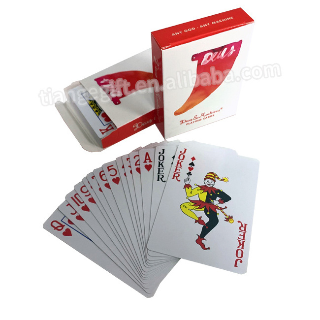 Custom Printing Advertising Paper Poker Playing Cards with Company Logo