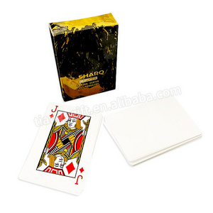 Customized Logo Card Game Playing Cards Advertising PVC/Plastic Waterproof Playing Cards