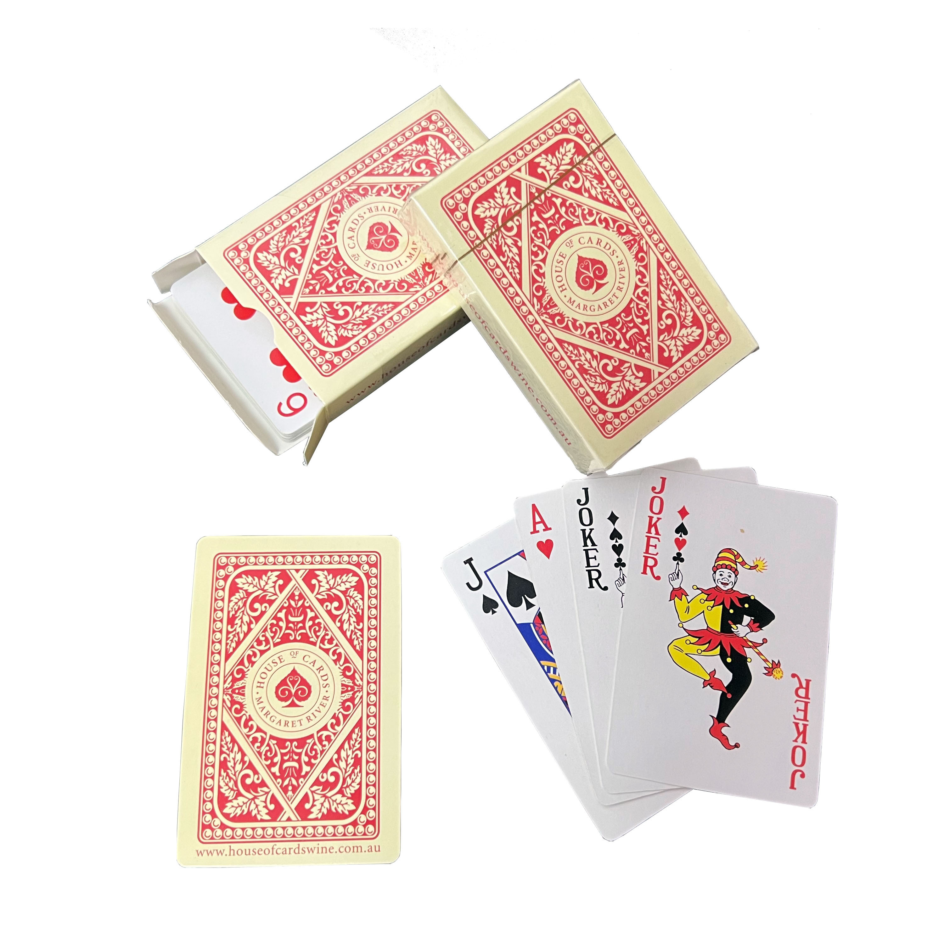 Blank Playing Card Logo Printed Standard Deck Playing Cards Custom Advertising Poker Tuck Paper Box/customized OEM Acceptable