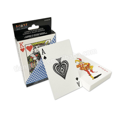 Custom High Quality Casino Playing Cards Jumbo Poker Cards