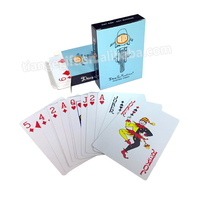 Custom Printing Advertising Paper Poker Playing Cards with Company Logo