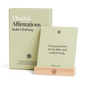 Custom Self-Love Affirmation Cards Deck Printing Affirmation Cards With Stand