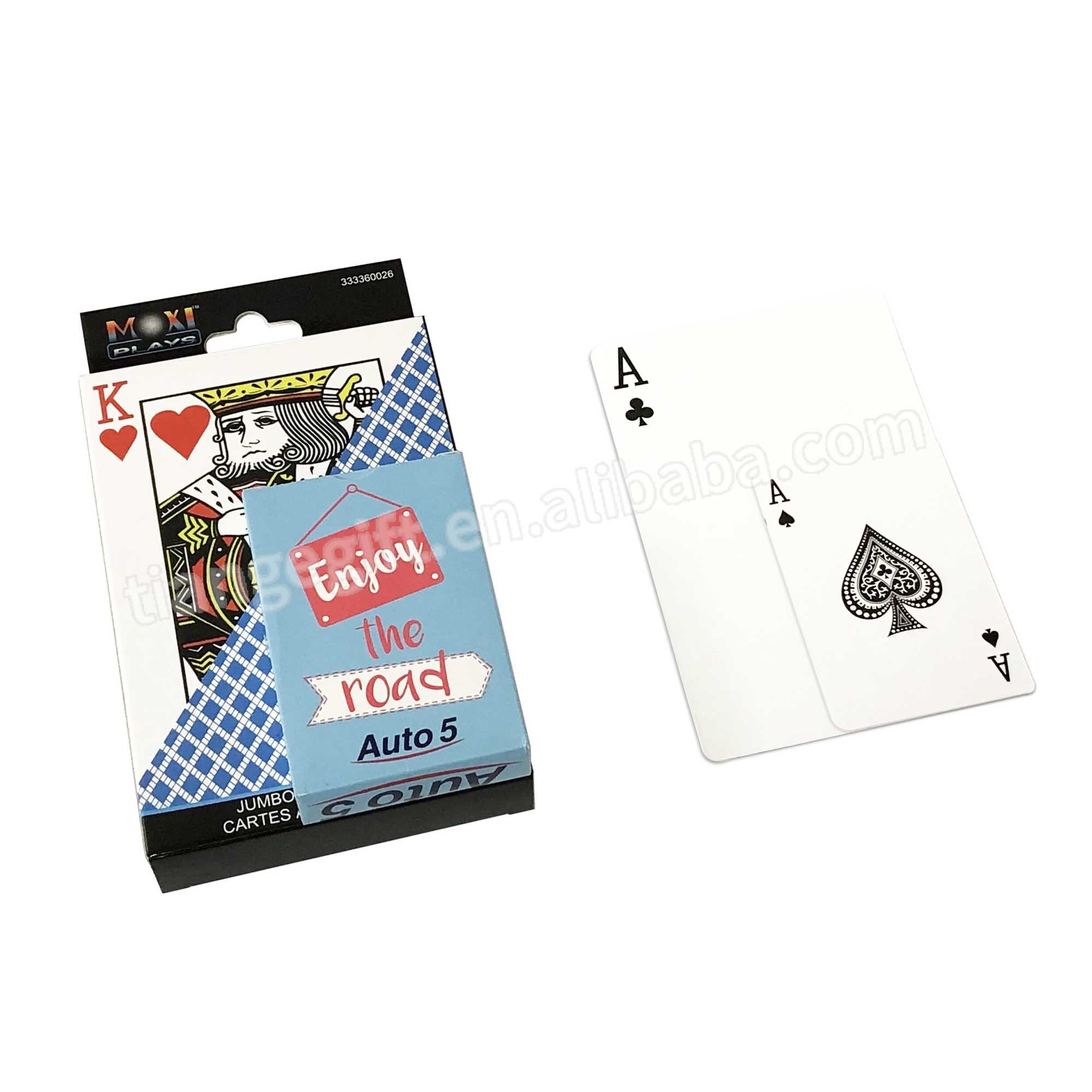 Custom High Quality Jumbo Playing Cards Poker