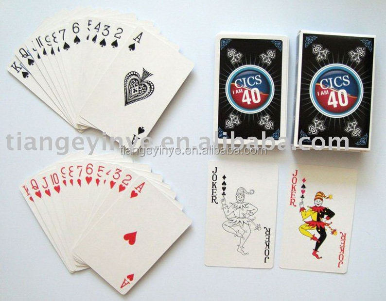 Paper Joker Playing Cards