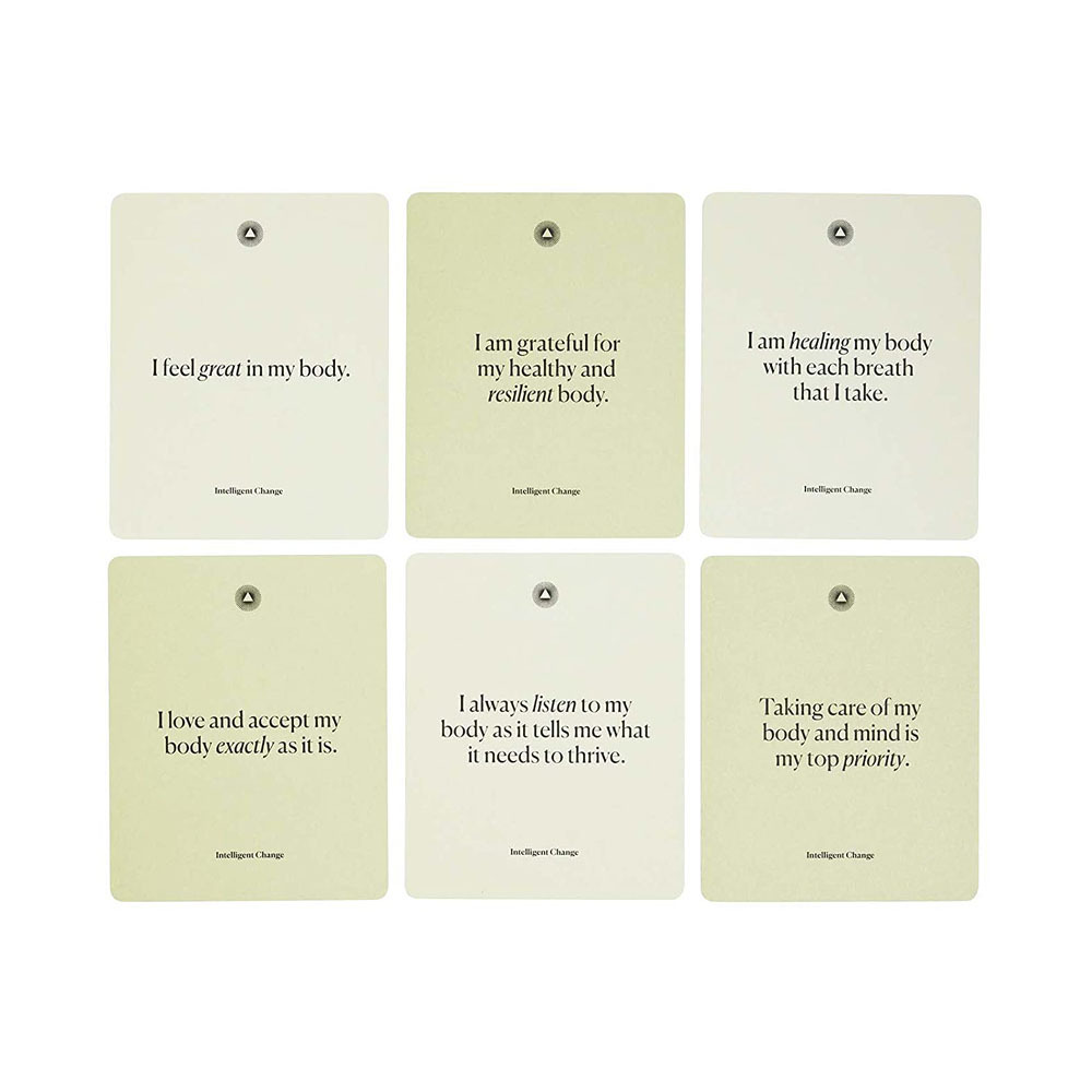 Custom Self-Love Affirmation Cards Deck Printing Affirmation Cards With Stand