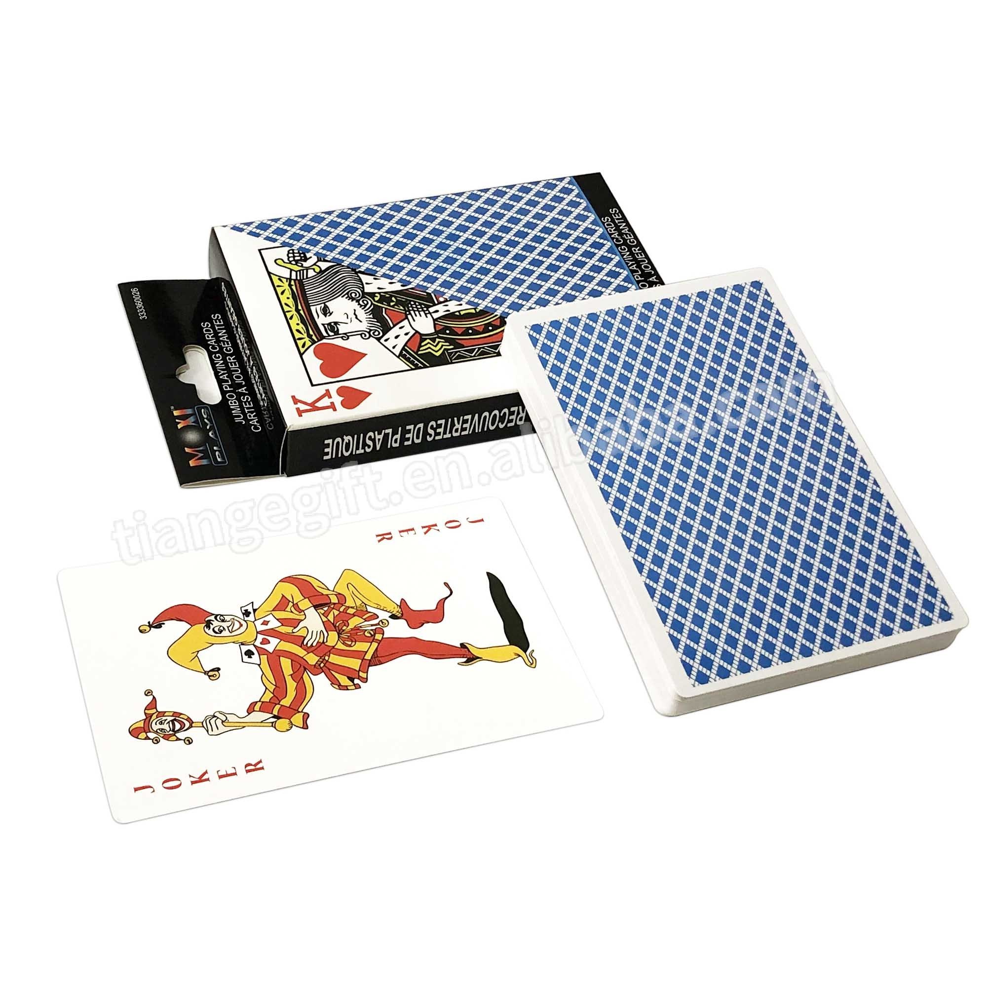 Custom High Quality Jumbo Playing Cards Poker