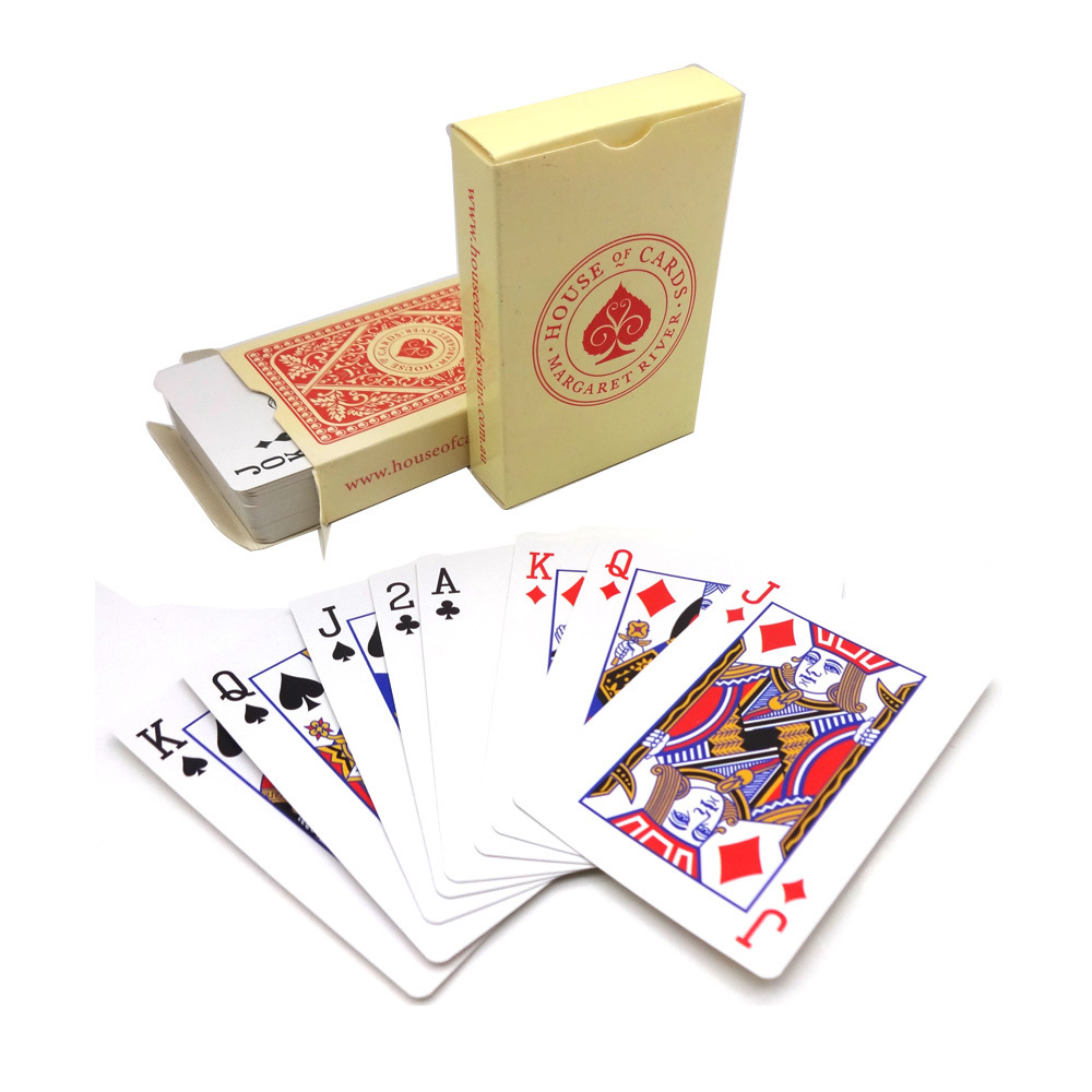 Standard Bridge/Poker Card Size Playing Cards Custom Logo