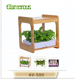 24W Home Indoor Greenhouse Table System Led Grow Light Smart Mini Portable Hydroponic Garden