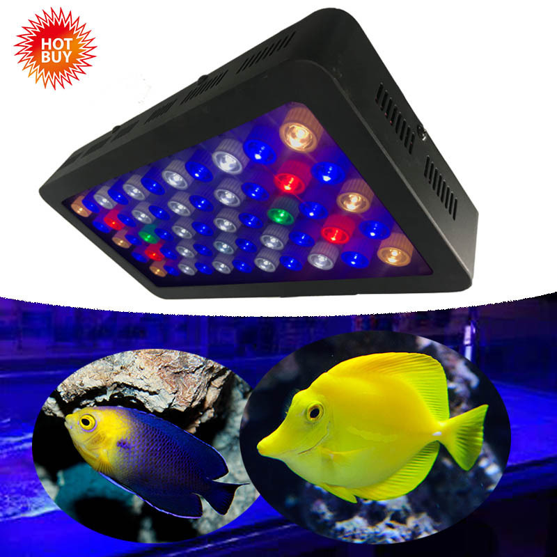 2020 Wholesale  Intelligent Marine aquarium led lighting 165w programmable aquarium light for 24