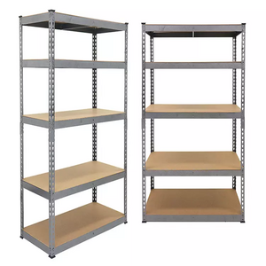 Heavy Duty 5 Tier Warehouse Adjustable Metal Shelving Unit Utility Garage Storage Rack Shelves Shelf