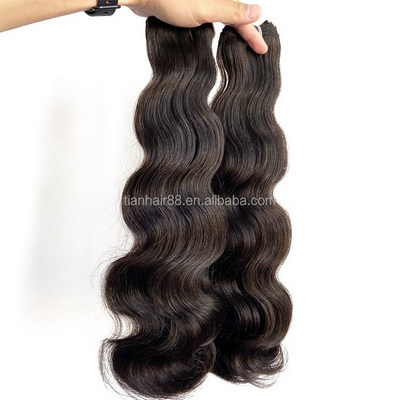 Unprocessed Raw Virgin Cuticle Aligned Human Hair Bundles Brazilian Hair Body Wave Double Drawn Human Hair Weaves and Bundles