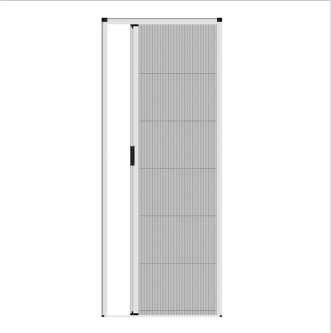 Aluminum alloy roll invisible screen window anti-mosquito back roll screen door push-pull window screen