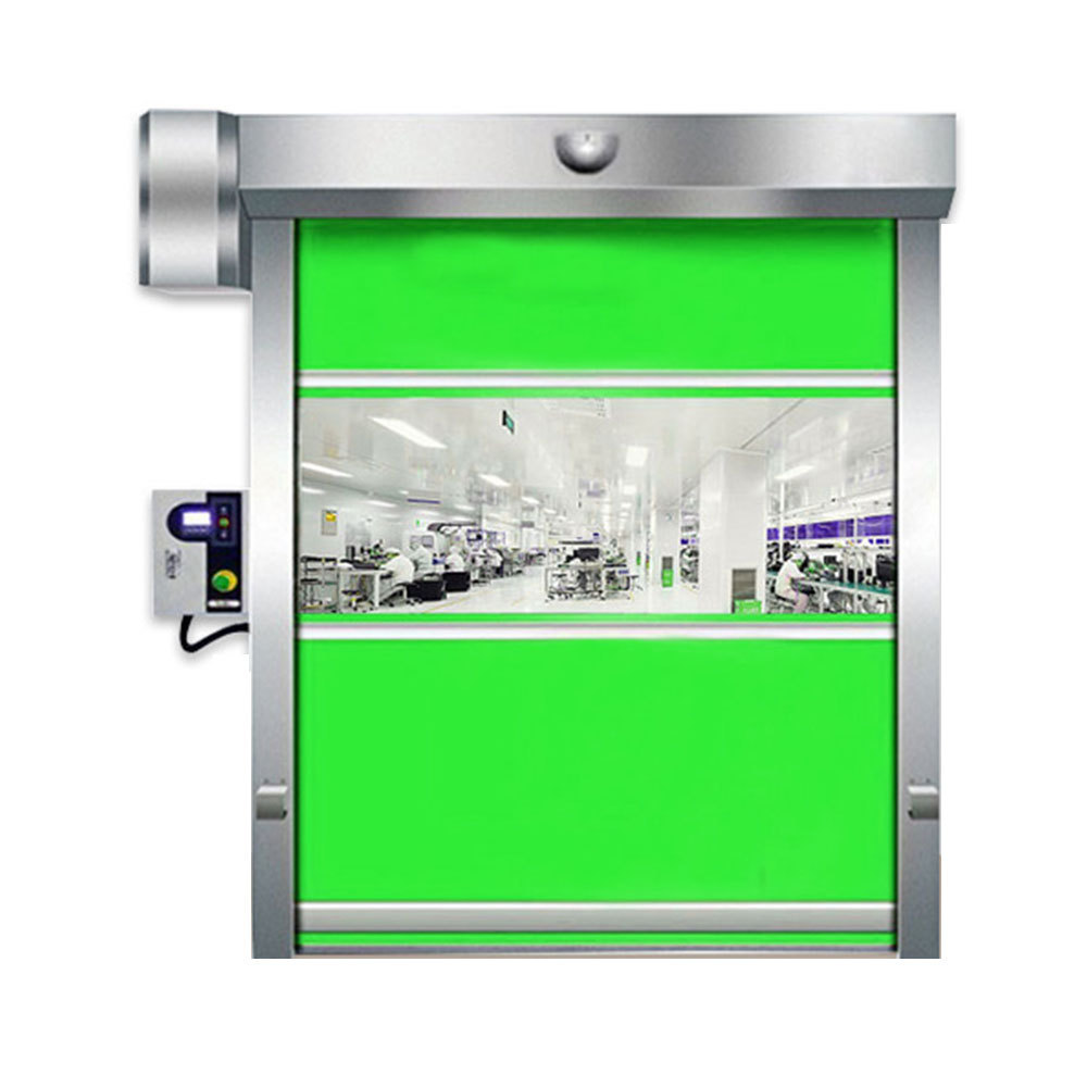 Industrial sliding automatic fast roller shutter PVC anti-theft door warehouse door electric roller shutter door