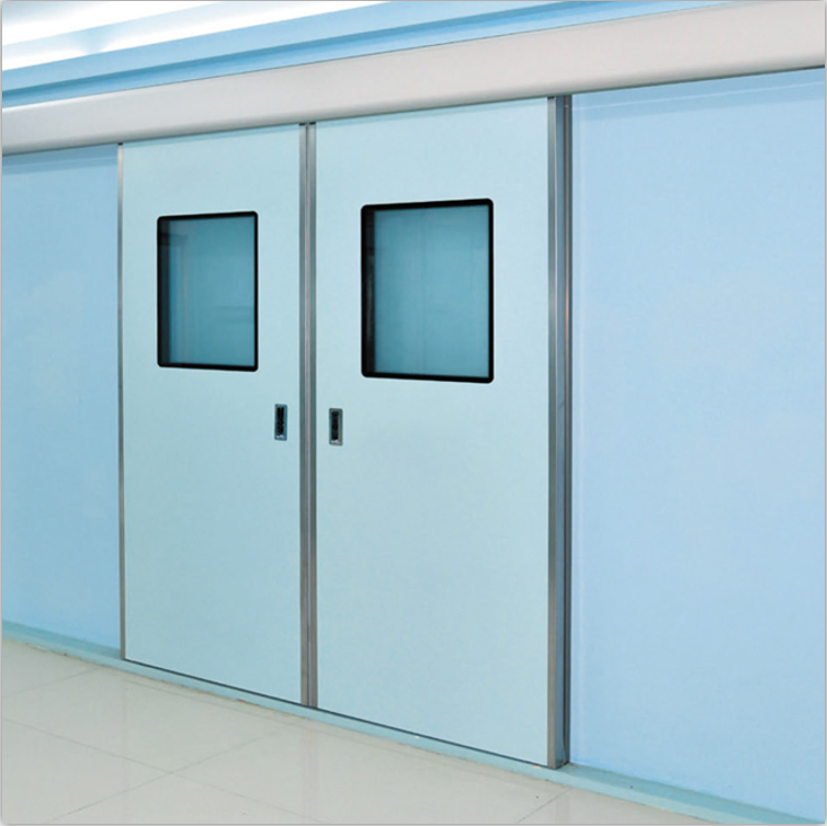 Medical office clean room single or double manual airtight door