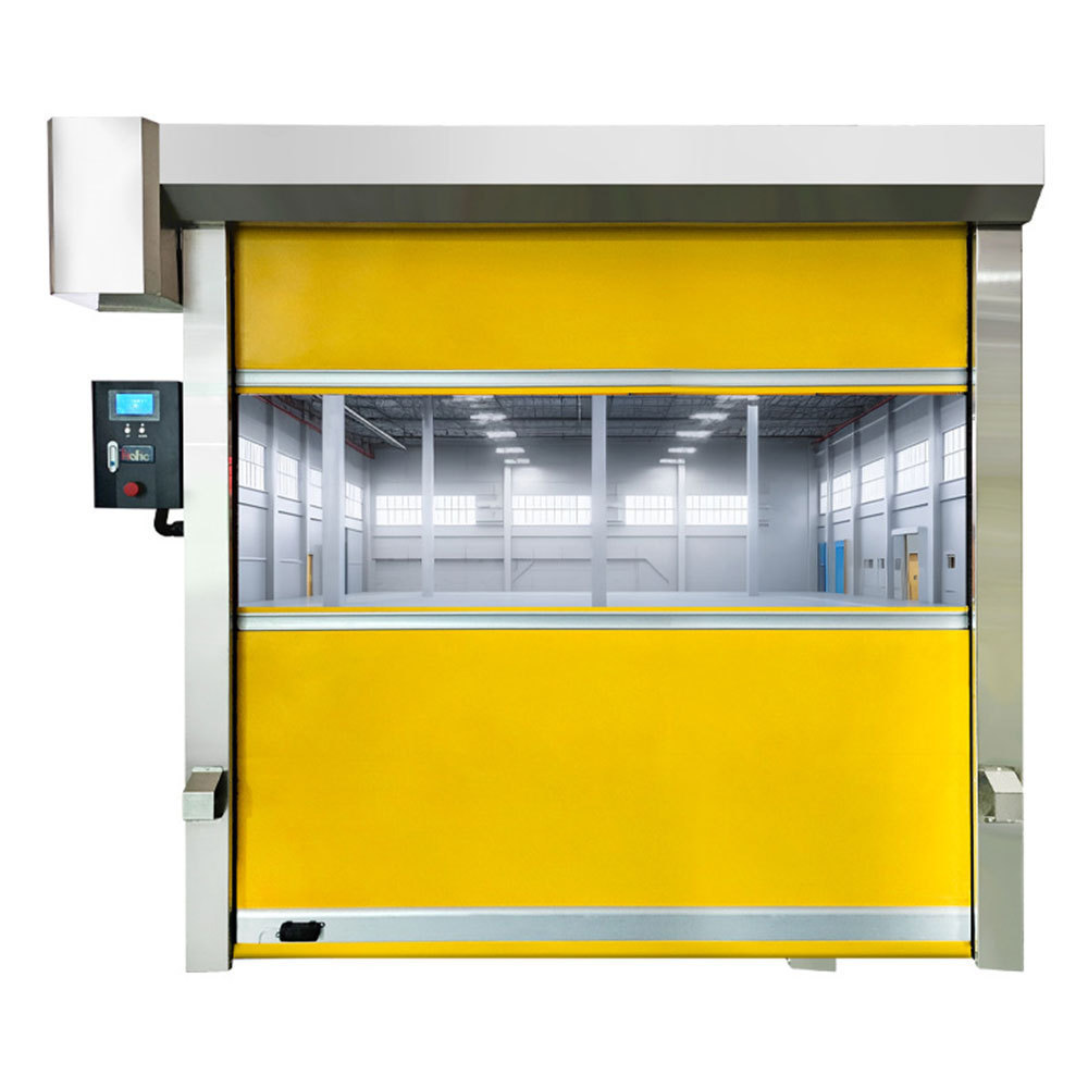 Industrial sliding automatic fast roller shutter PVC anti-theft door warehouse door electric roller shutter door