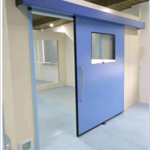 Medical office clean room single or double manual airtight door