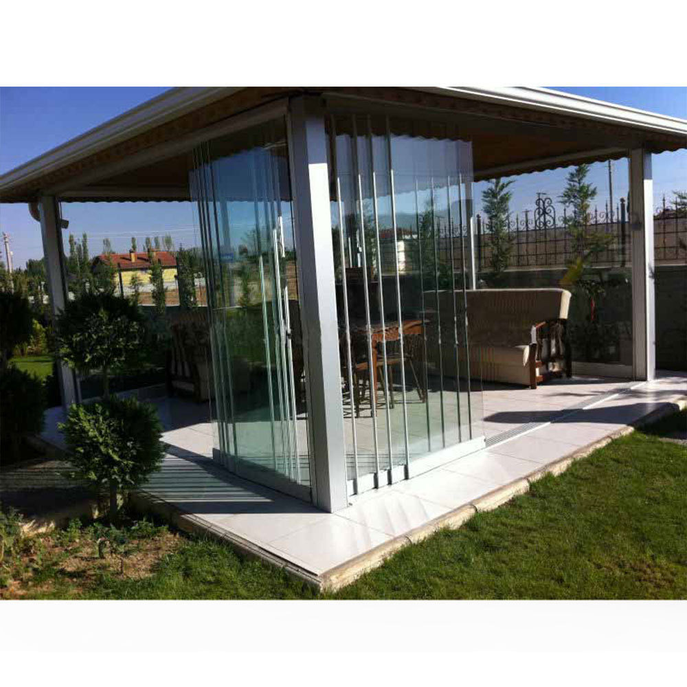 Large Bullet Proof Sliding Glass Front Doors Design Safety Sliding Tempered Glass Barn Door For Garden