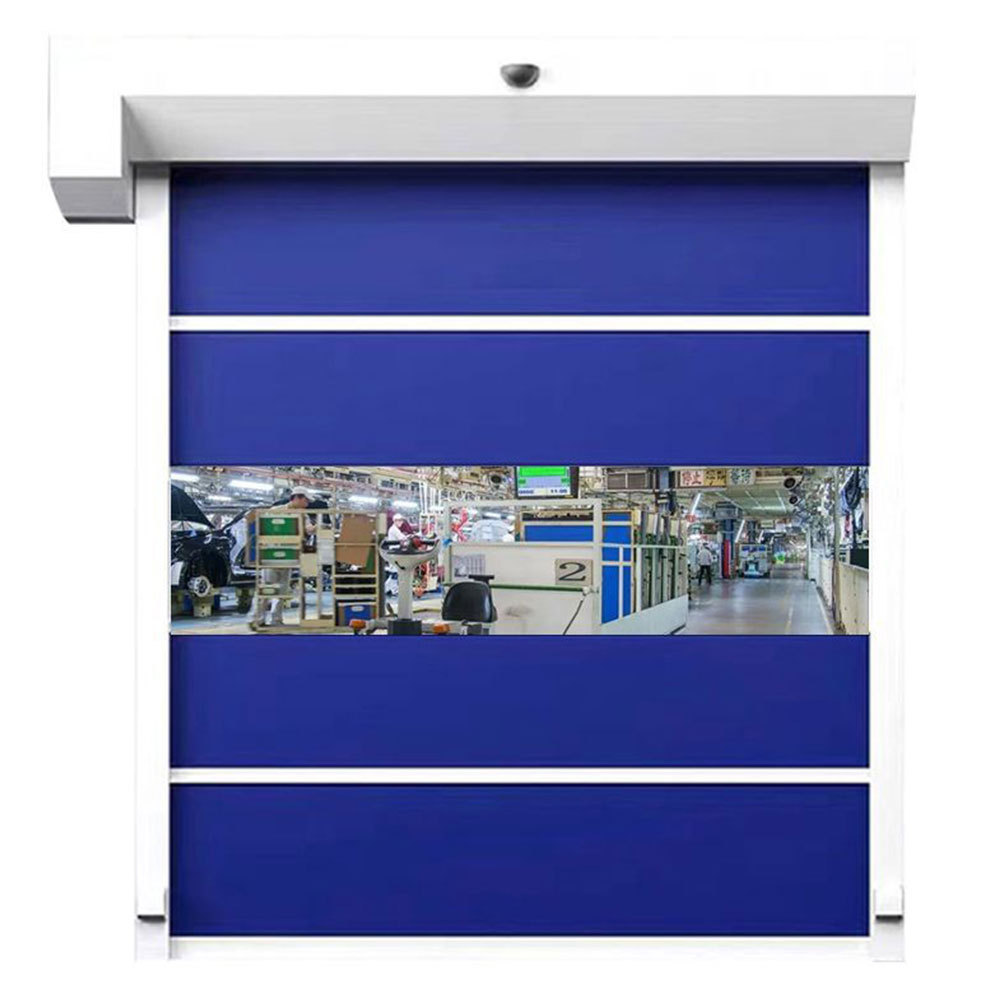 Industrial sliding automatic fast roller shutter PVC anti-theft door warehouse door electric roller shutter door