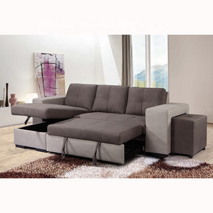 sectional contrast color stitch couch left hand facing living room spaces modern L shaped typed fabric sofa with chaise