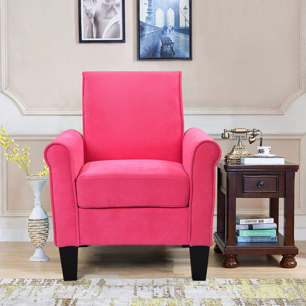 Dongguan Tianhang furniture hot selling new various colors polyester sofa chair for living room