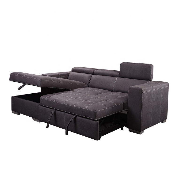 Hot Sale Cheap Price Small artificial Leather Corner Sofa sectional couch upholstered beds sofas for home luxury