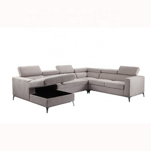 High Loading Ability Structure multi-purpose white loveseat+chaise+corner+2P couch living room sofa modular sofa set