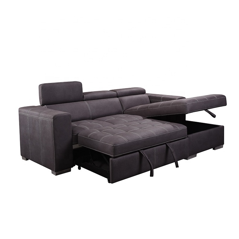 Hot Sale Cheap Price Small artificial Leather Corner Sofa sectional couch upholstered beds sofas for home luxury