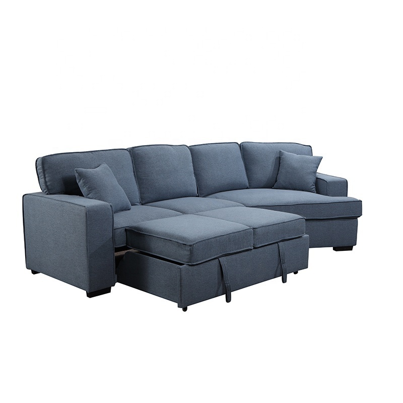 Tianhang furniture backrest with side table living room sofa  special corner sofa bed with socket