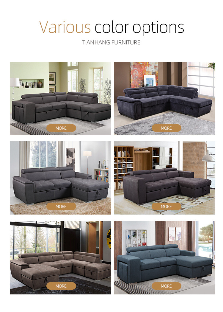 Commercial home furniture European style Multi-color sectional sofa U shaped velvet sofa set couch living room sofas