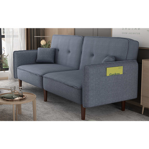 New reciner Loveseat Sofa Convertible Futon Sofa sets linen Couches with Cushion sofa bed for five-star villa