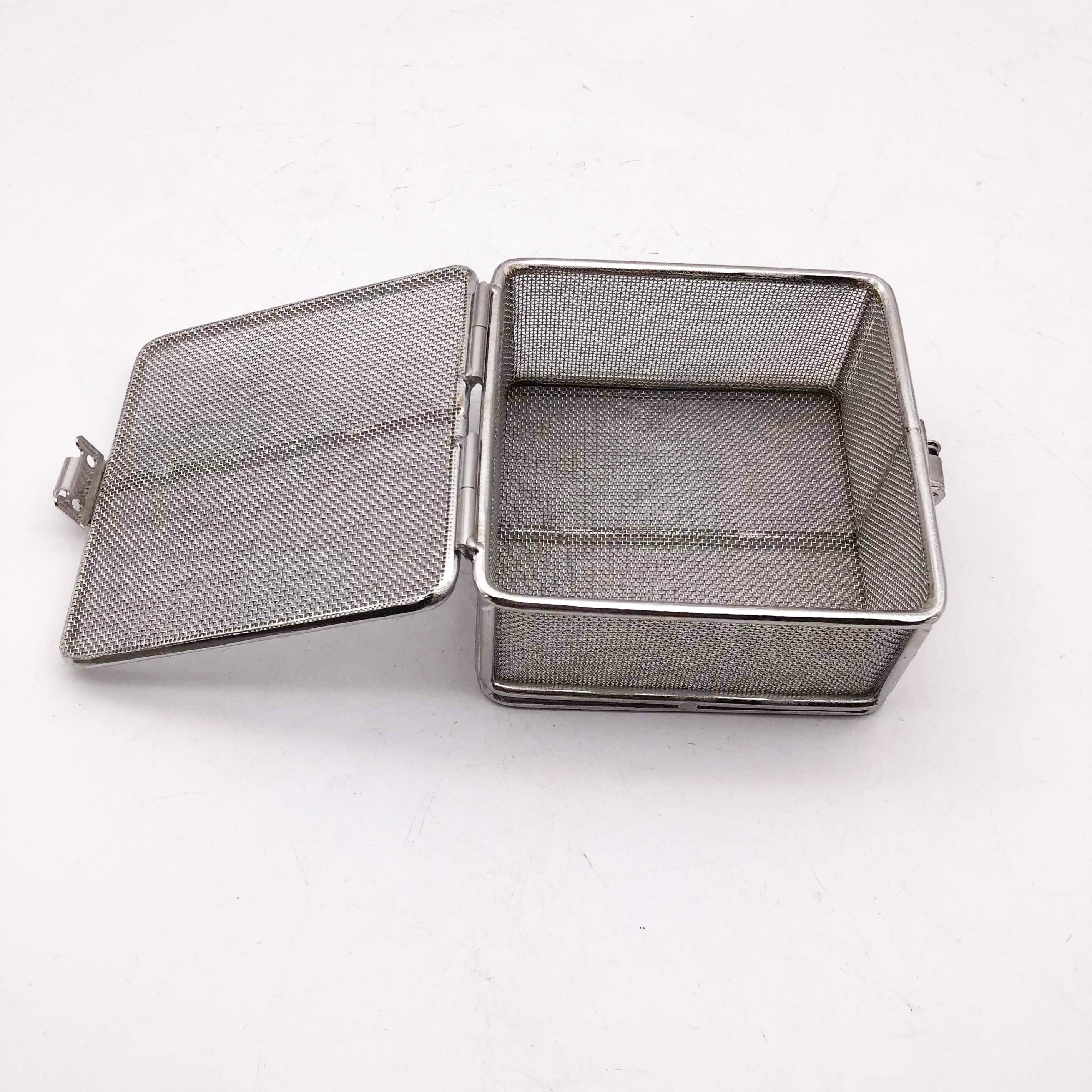 Customized size AISI304 316 stainless steel wire mesh basket for daily life