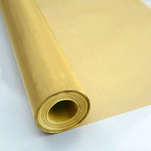 16 40 80 mesh  6 - 200 Mesh Plain Woven brass Screen Mesh/Brass Wire Mesh/brass wire cloth