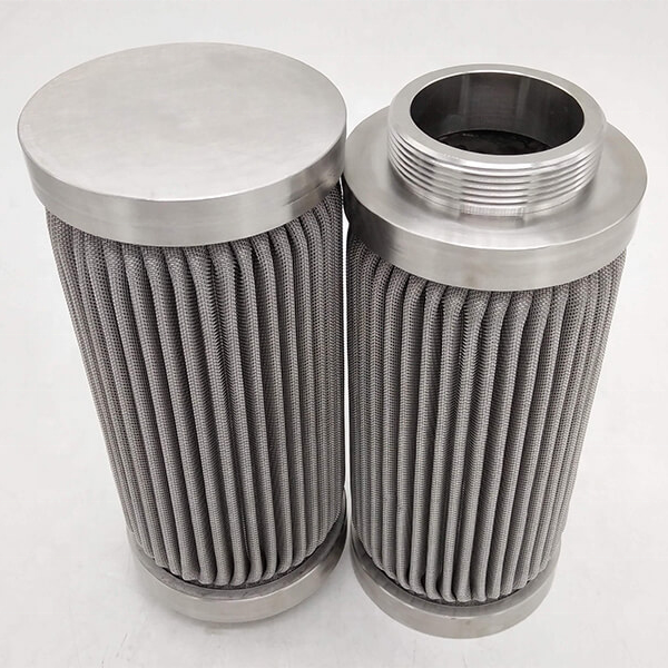 stainless steel sintered filter element/pleated filter cartridge