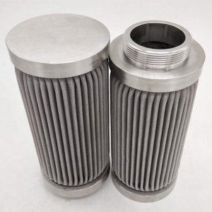 stainless steel sintered filter element/pleated filter cartridge