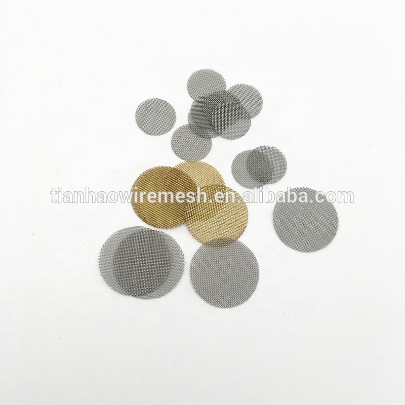 8mm 9.5mm 12.7mm 15mm 19mm 20mm Tobacco Accessories tobacco pipe filters brass titanium stainless steel smoke pipe filter screen