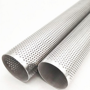 Stainless Steel Perforated Filter Basket Pipe Wire Mesh Cylinder Filter Tube