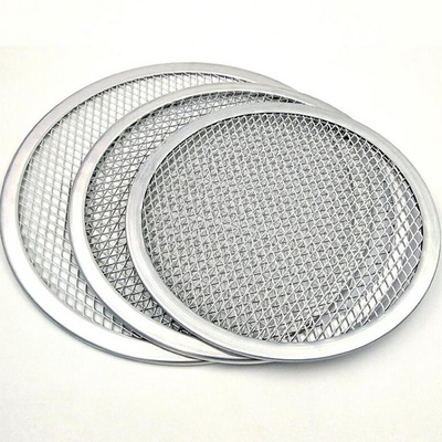 9/10/11/12/13/14 Inch Pizza Screen Aluminum Pizza Net Perforated Pizza Pan