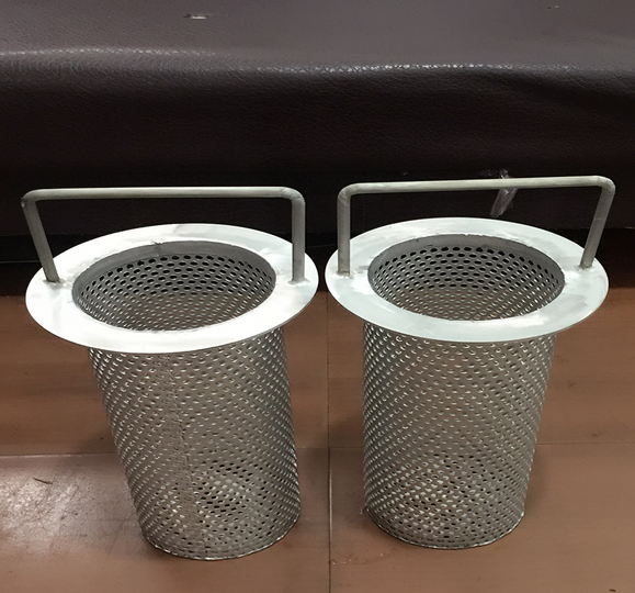 Standard Durable Stainless Steel Basket Strainer Screen Filter Woven Mesh Baskets