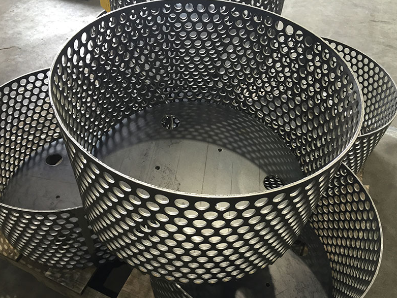 Customized stainless steel 304 316 perforated metal filter baskets