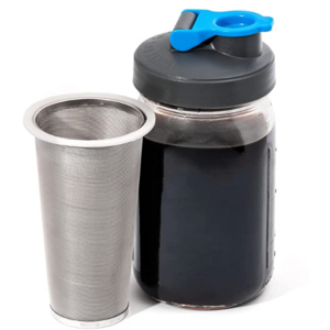 Heavy Duty Stainless Steel Filter Durable Glass Cold Brew Mason Jar iced Coffee Maker Bottles not included