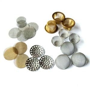 8mm 9.5mm 12.7mm 15mm 19mm 20mm Tobacco Accessories tobacco pipe filters brass titanium stainless steel smoke pipe filter screen