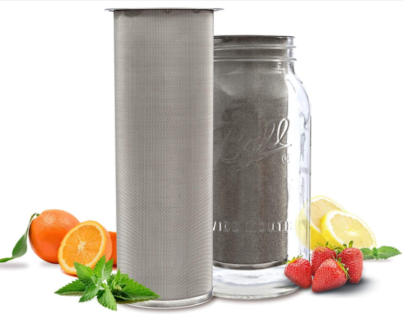 Cold brew coffee maker tea maker brewer mason jar durable fine mesh stainless steel coffee