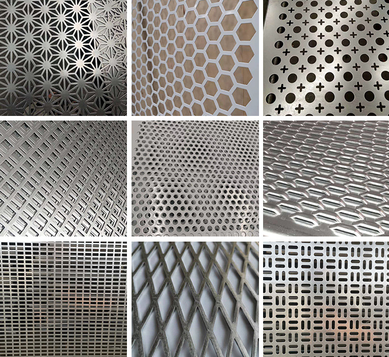 Stainless Steel Aluminum Perforated Panels Small Hole Metal Mesh Strip Perforated Sheet