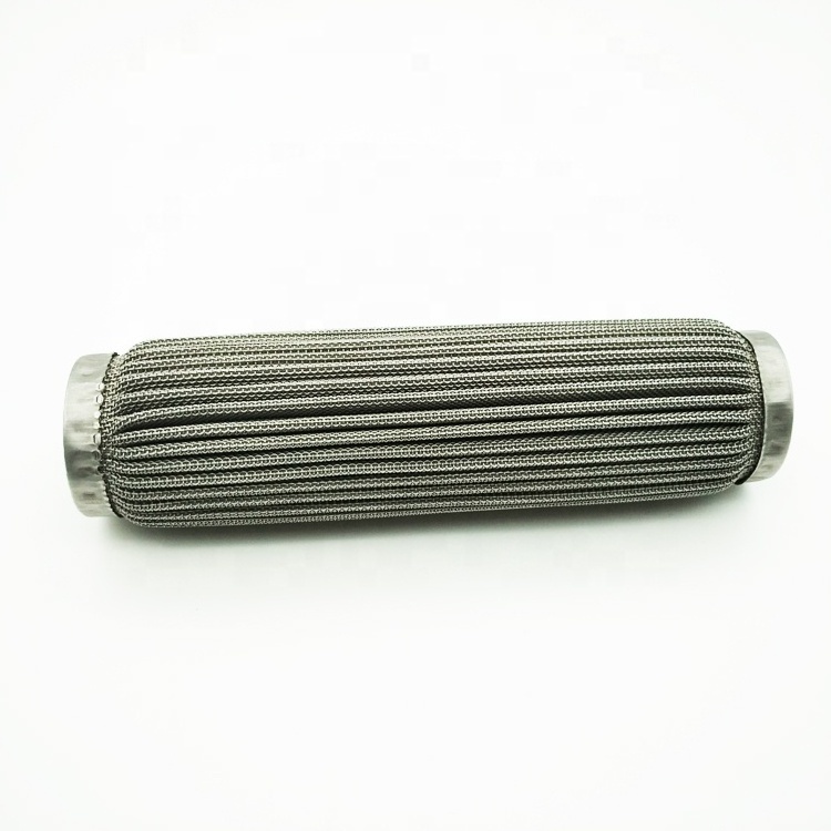 stainless steel sintered filter element/pleated filter cartridge