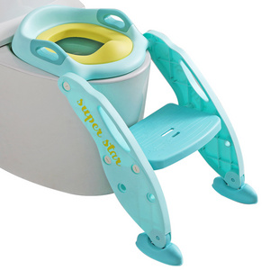 Baby Children Kids Boys Girls Potty Training Seat With Ladder, Toilet Folding Chair Pee Training Urinal Seating Potty