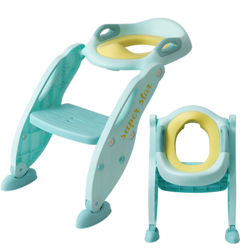 Baby Children Kids Boys Girls Potty Training Seat With Ladder, Toilet Folding Chair Pee Training Urinal Seating Potty