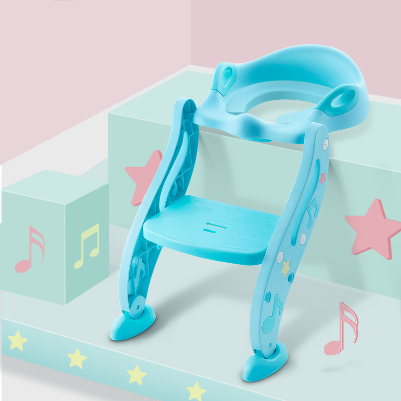 Baby Potty Seat With Ladder Children Toilet Seat Cover Kids Toilet Folding infant potty chair Training Portable Potty Seat